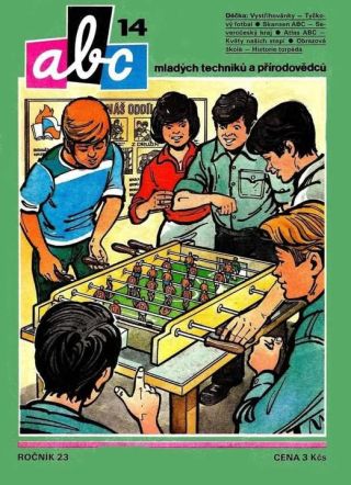 19. března 1979 vyšlo🏁 legendární číslo časopisu ABC s obálkou, na které zářil stolní fotbálek⚽. Pamatujete? Doba, kdy...
